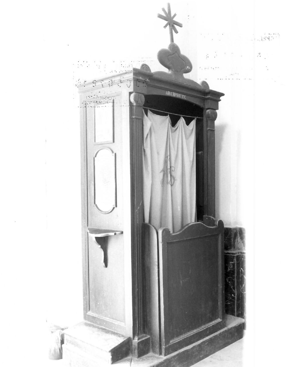 confessionale - bottega calabrese (inizio sec. XX)