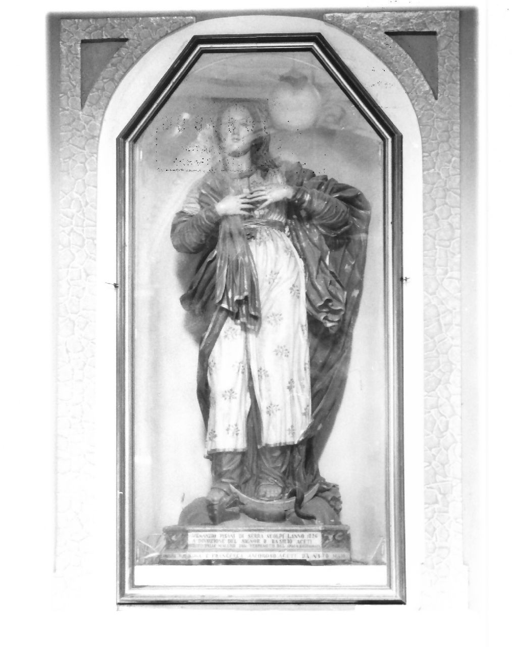 Madonna Immacolata (statua) di Pisani Venanzio (sec. XIX)