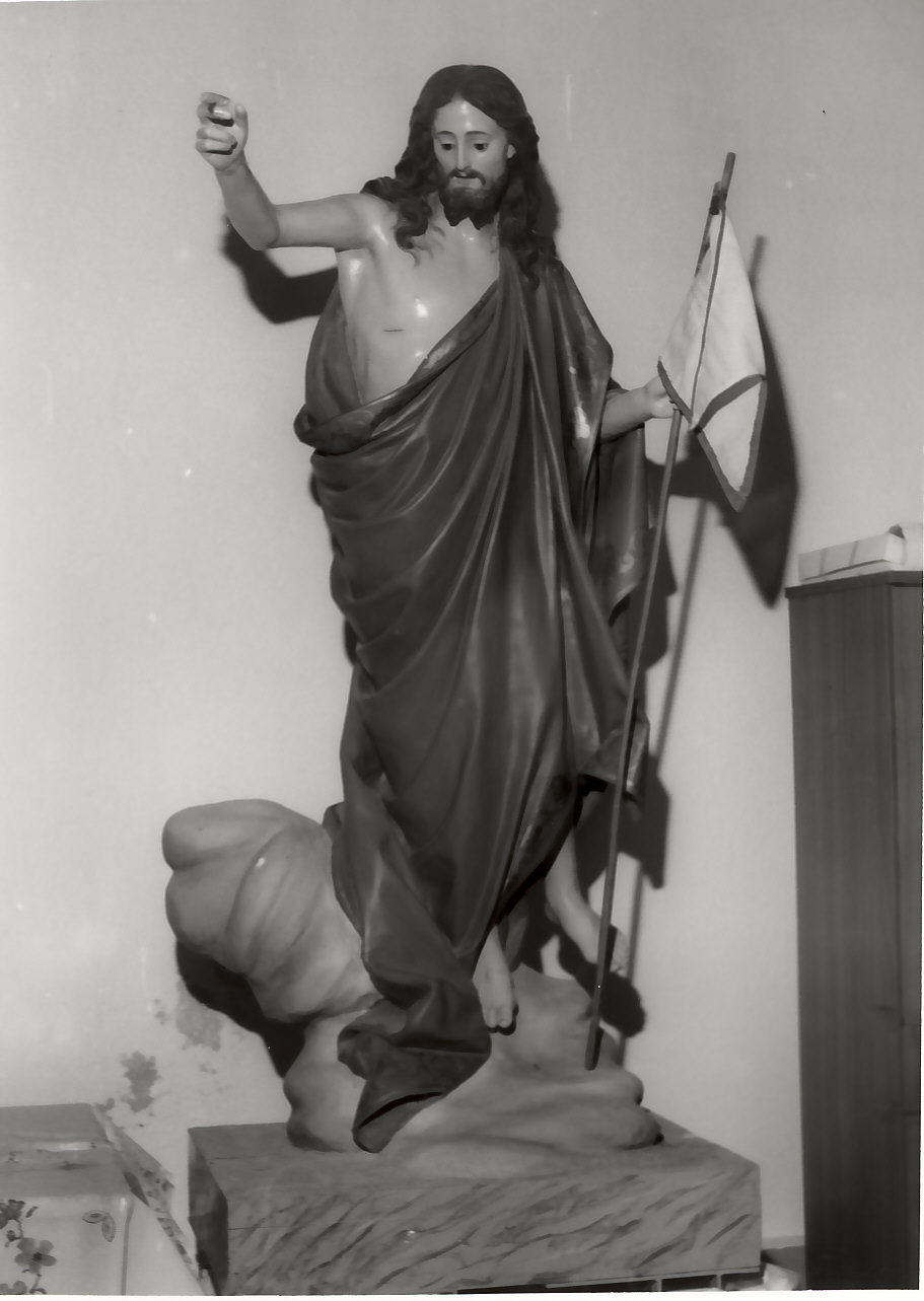 Cristo risorto (statua, opera isolata) - bottega Italia meridionale (inizio sec. XX)