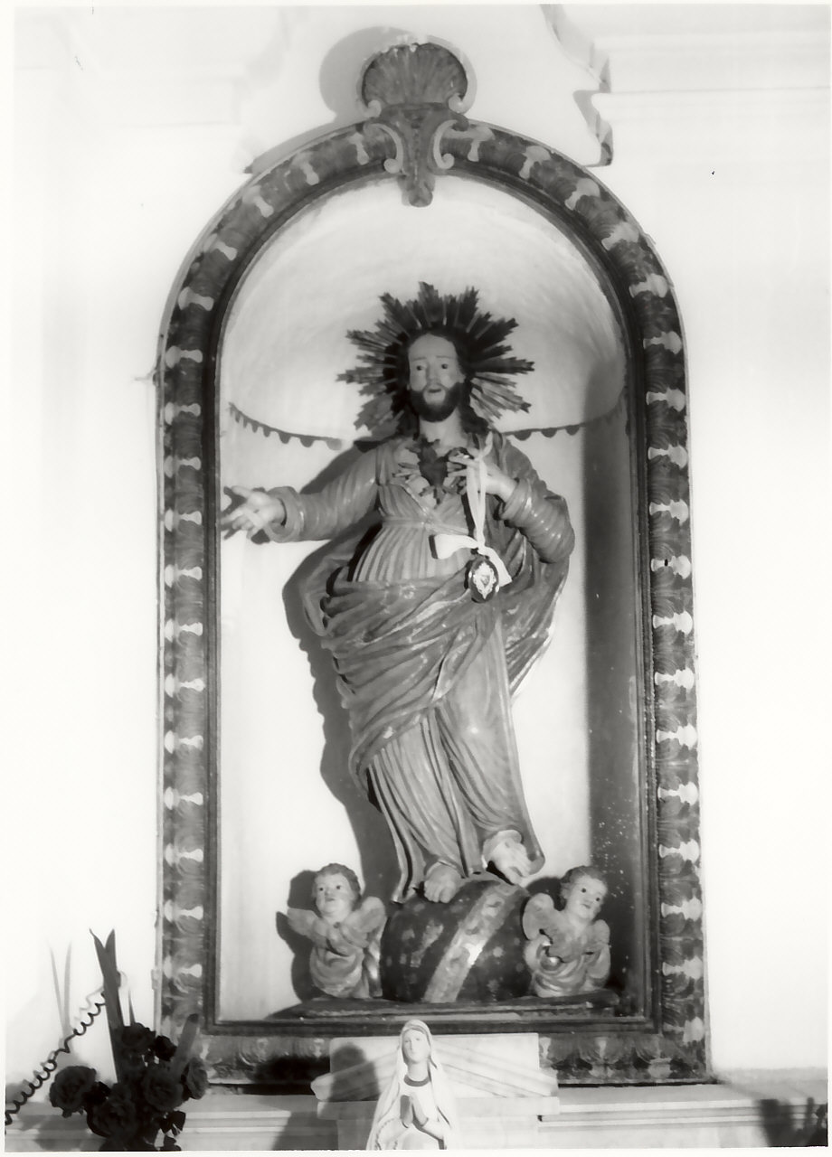 Sacro Cuore di Gesù (statua, opera isolata) - bottega Italia meridionale (fine sec. XVIII)