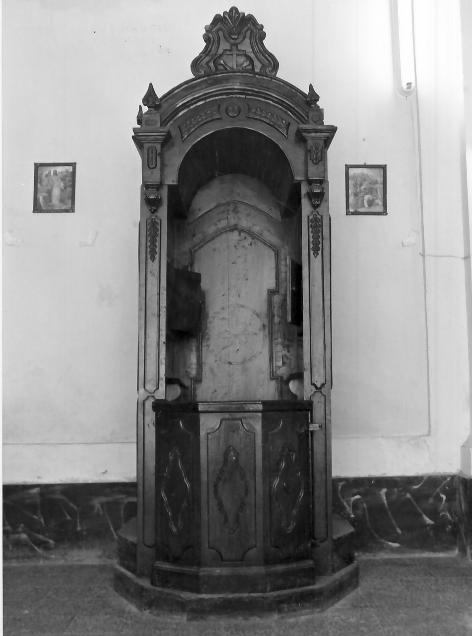 confessionale, opera isolata - bottega calabrese (prima metà sec. XIX)
