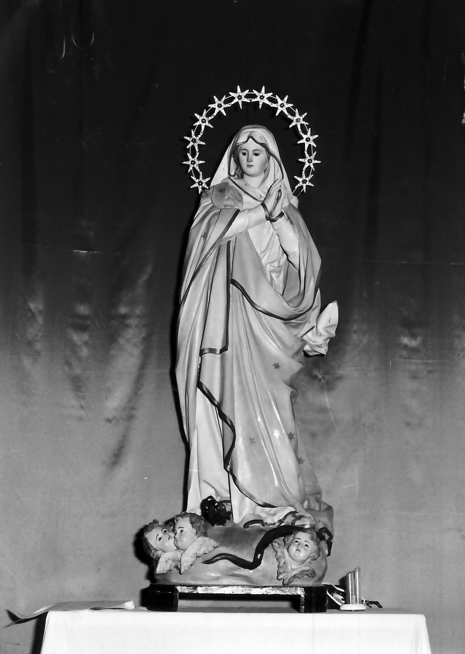 Immacolata Concezione (statua, opera isolata) - bottega Italia meridionale (sec. XIX)