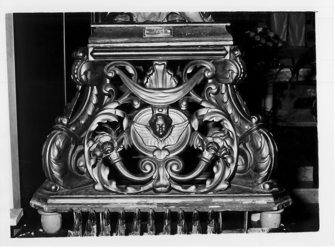 base processionale, opera isolata - bottega calabrese (sec. XVIII)