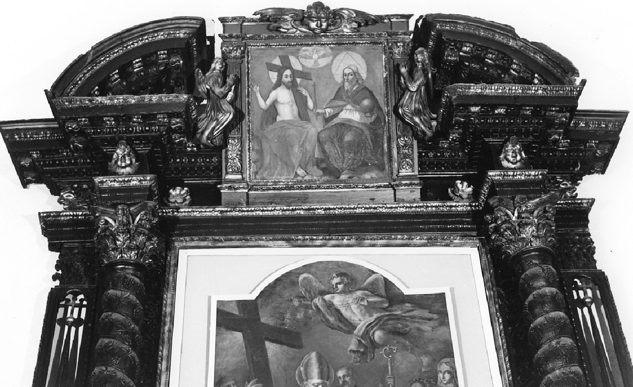 Trinità (dipinto, elemento d'insieme) - ambito calabrese (seconda metà sec. XVIII)