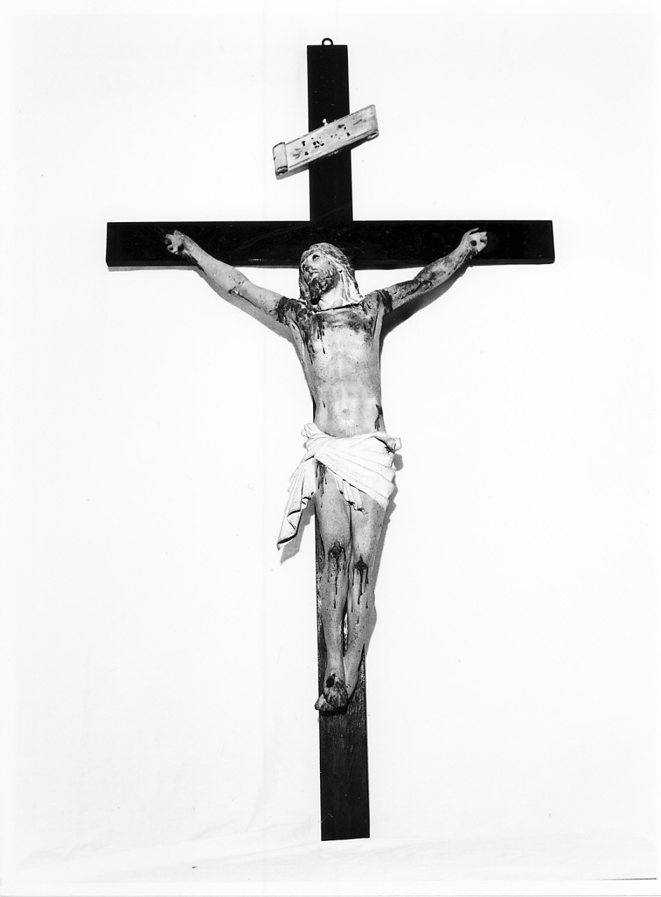 crocifisso, opera isolata - bottega Italia meridionale (seconda metà sec. XVIII)