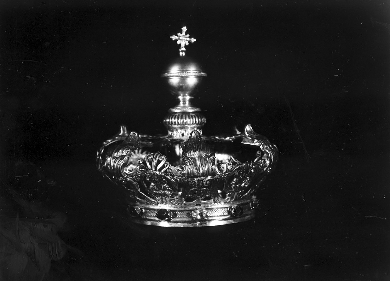 corona da statua, opera isolata - bottega Italia meridionale (sec. XIX)