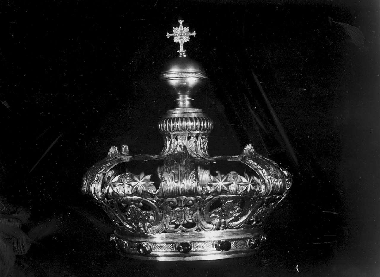 corona da statua, opera isolata - bottega Italia meridionale (sec. XIX)