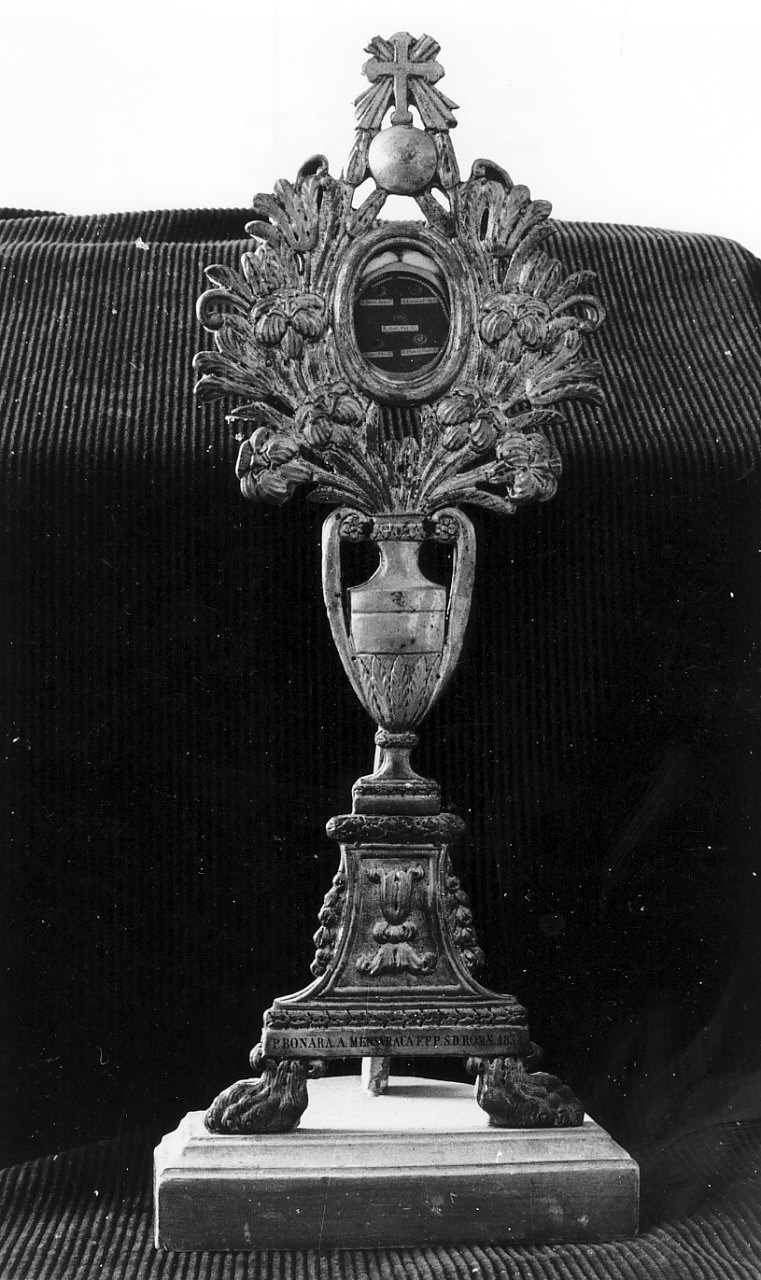 reliquiario, opera isolata - bottega Italia meridionale (sec. XIX)