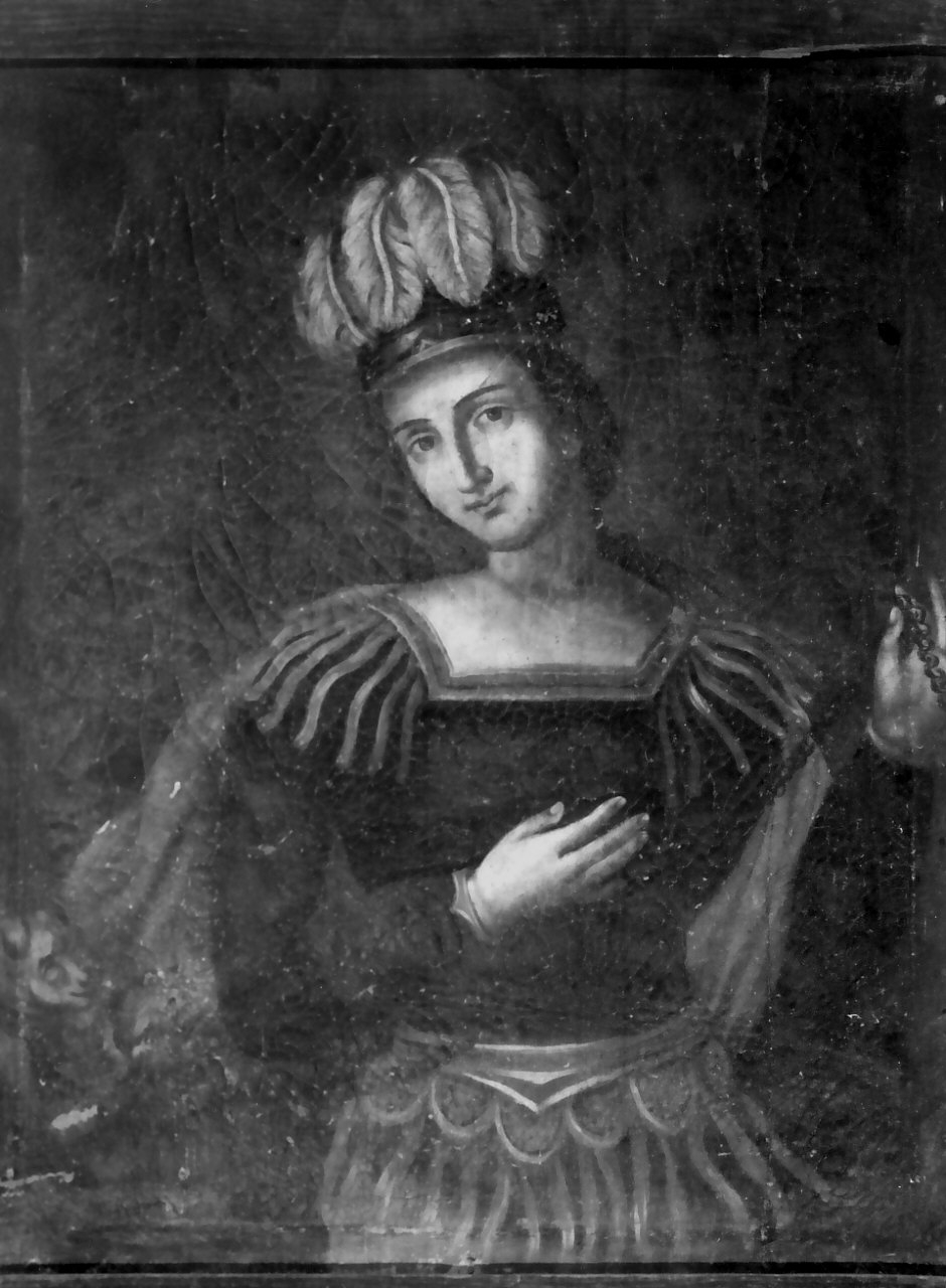 Santo (dipinto, opera isolata) - ambito Italia meridionale (seconda metà sec. XVIII)