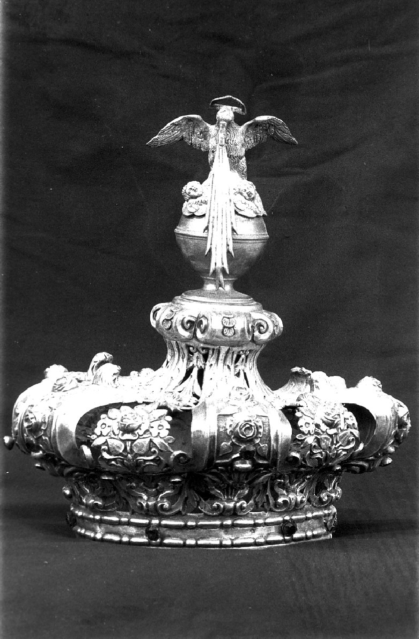corona, opera isolata - bottega Italia meridionale (seconda metà sec. XIX)