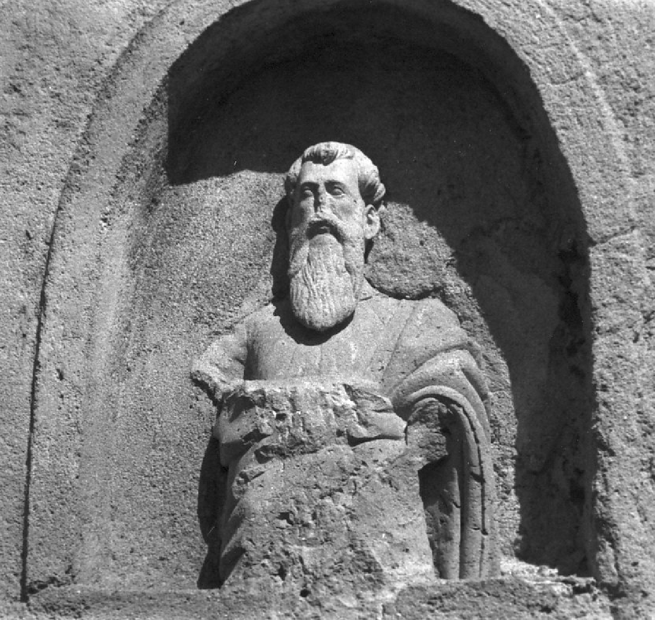 profeta (busto, opera isolata) - bottega Italia meridionale (sec. XVI)