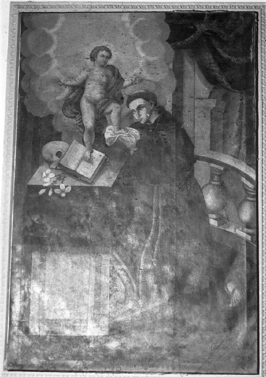 visione mistica di San'Antonio da Padova (dipinto, opera isolata) - ambito Italia meridionale (sec. XIX)