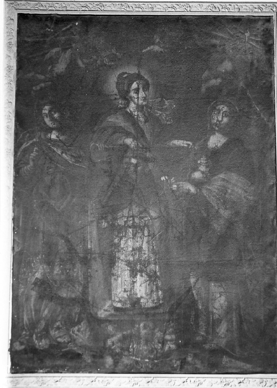 Madonna e Santi (dipinto, opera isolata) - ambito Italia meridionale (sec. XVIII)