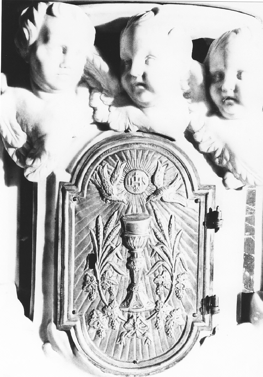 sportello di tabernacolo, opera isolata - bottega calabrese (inizio sec. XX)