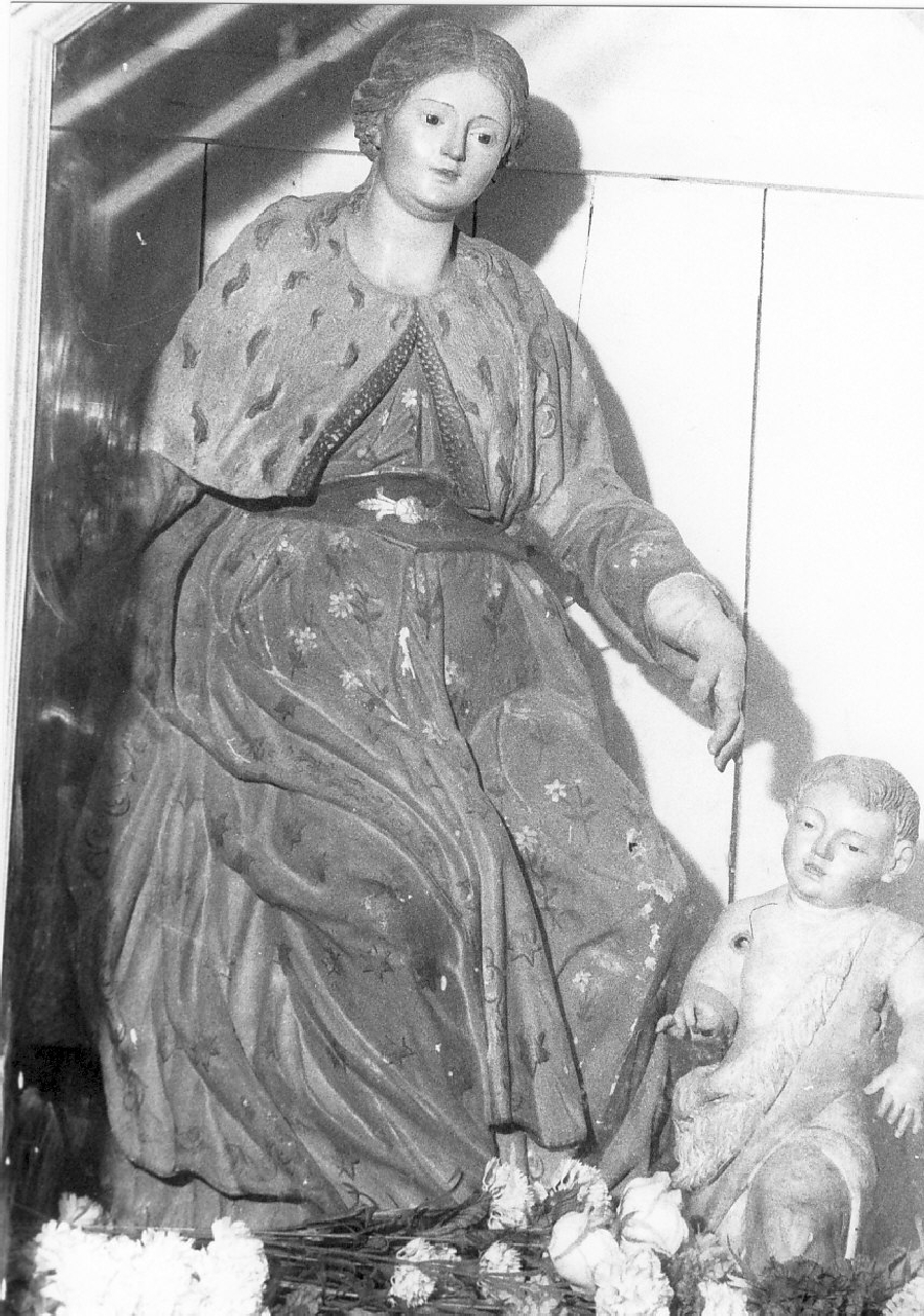 Madonna delle pastorelle, Madonna (gruppo scultoreo, opera isolata) - bottega calabrese (sec. XIX)