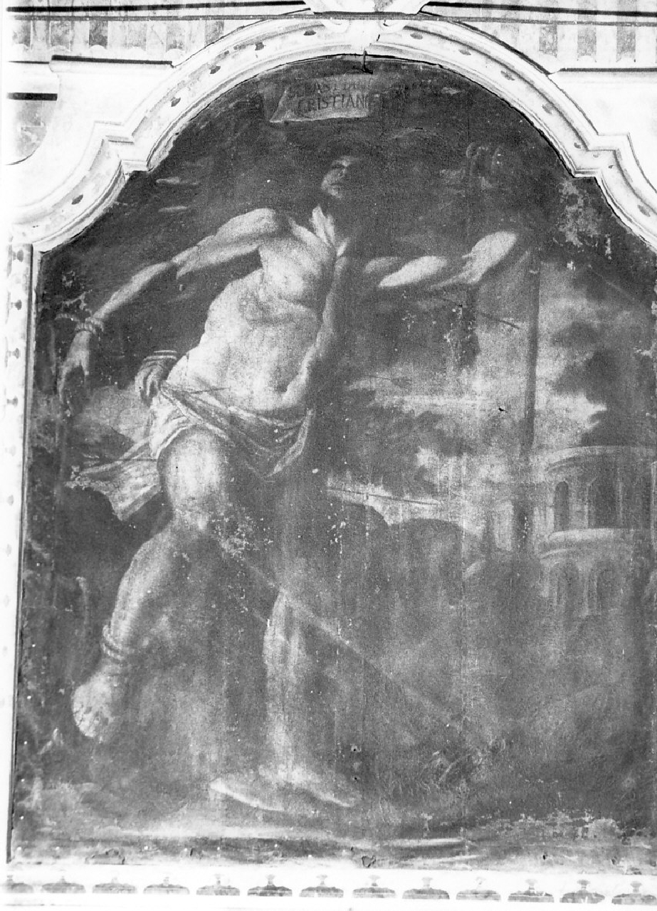 martirio di San Sebastiano (dipinto, opera isolata) - ambito Italia meridionale (sec. XVIII)