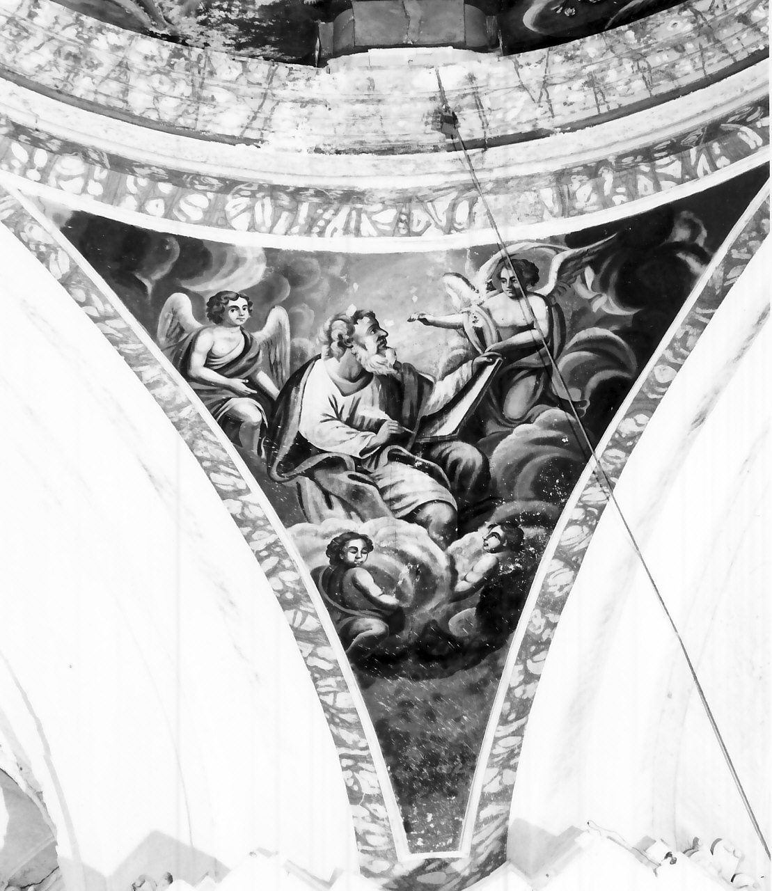 San Marco Evangelista (dipinto, elemento d'insieme) - ambito Italia meridionale (sec. XIX)