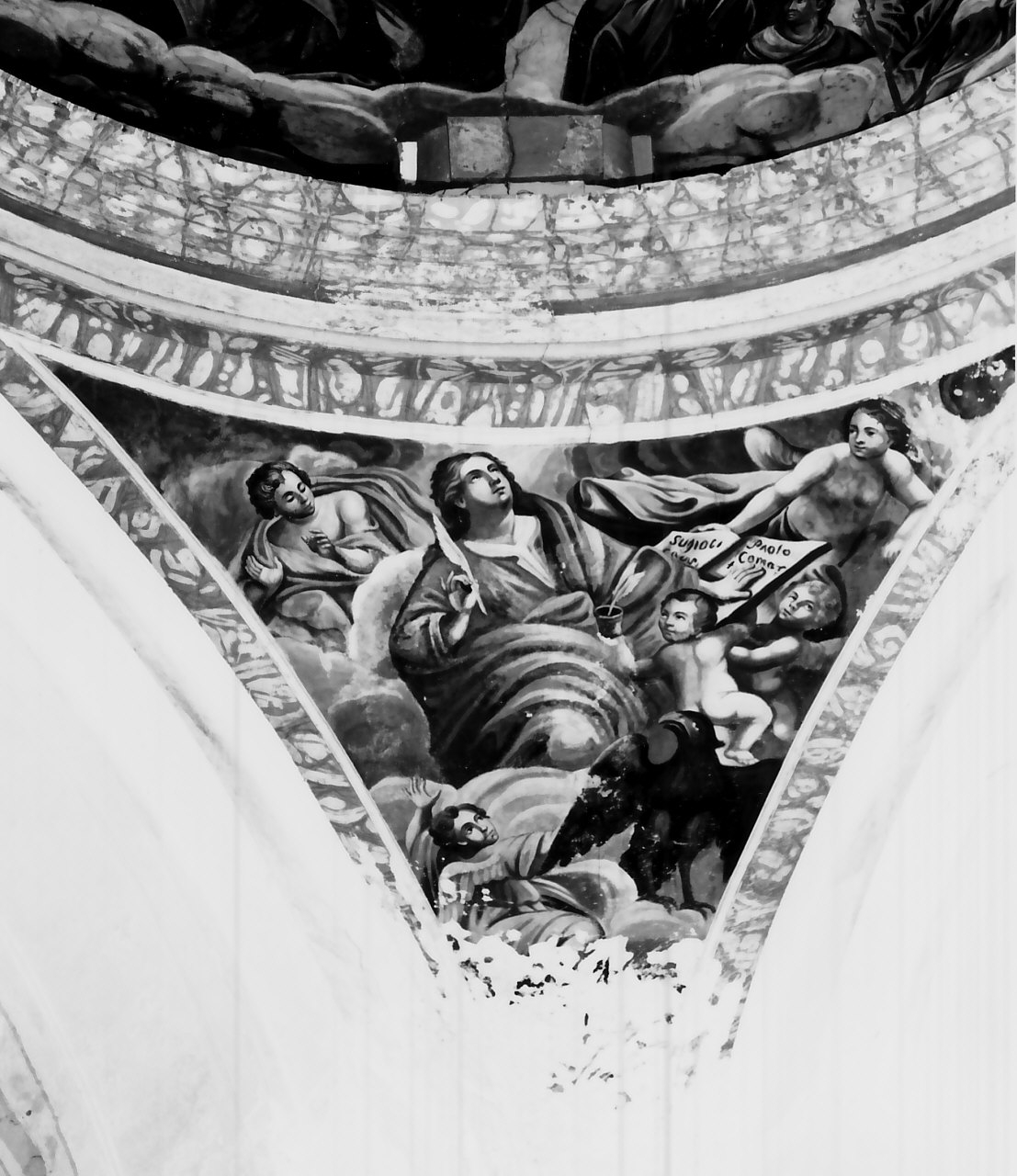 San Giovanni Evangelista (dipinto, elemento d'insieme) - ambito Italia meridionale (sec. XIX)