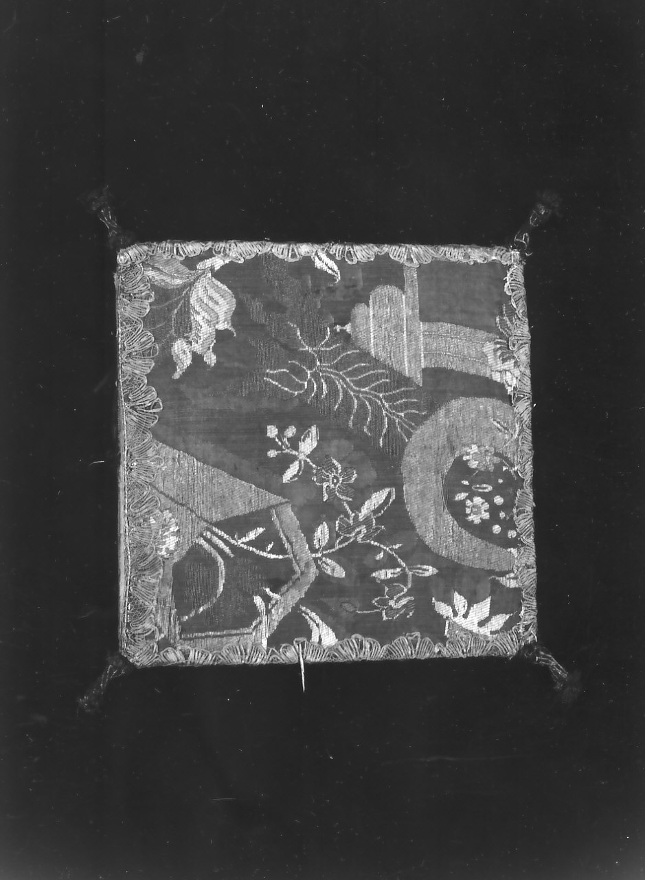 borsa del corporale, elemento d'insieme - manifattura napoletana (sec. XVIII)