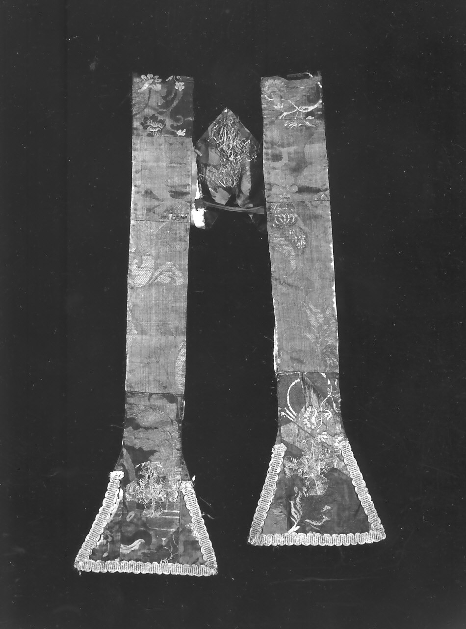 stola, elemento d'insieme - manifattura napoletana (sec. XVIII)