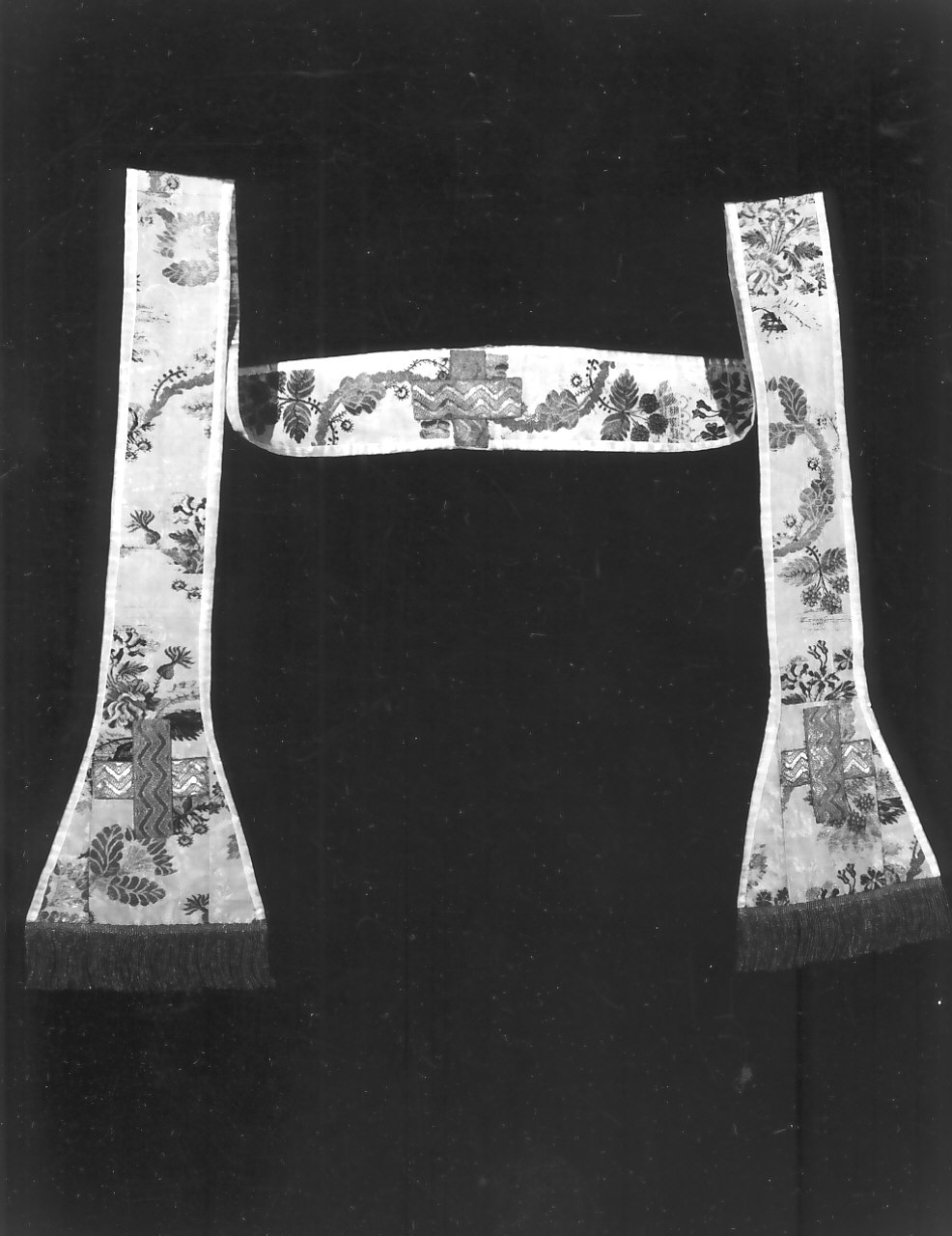 stola, elemento d'insieme - manifattura napoletana (sec. XVIII)