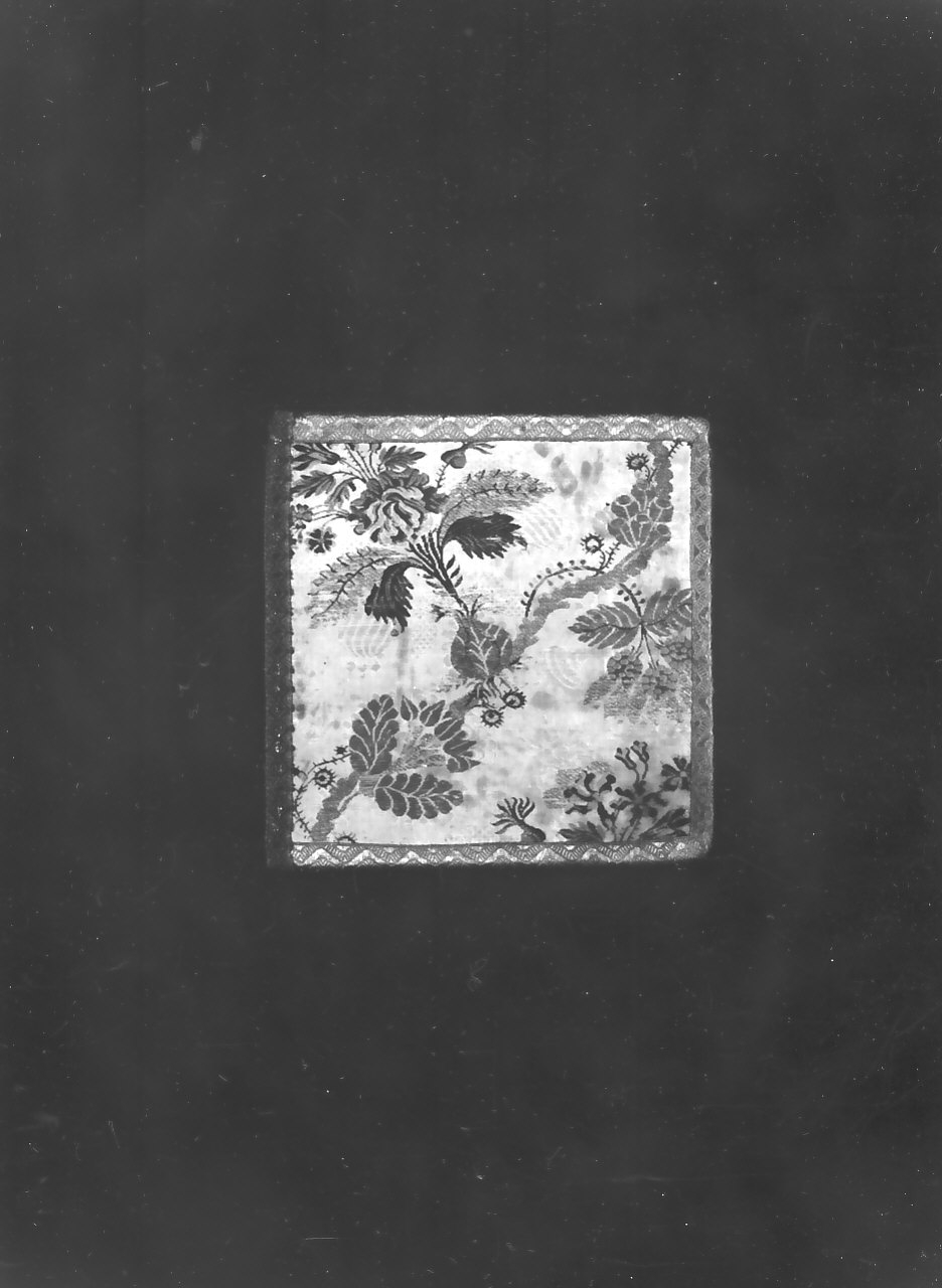 borsa del corporale, elemento d'insieme - manifattura napoletana (sec. XVIII)