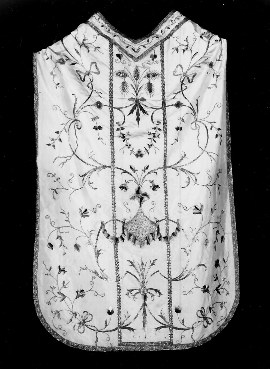 pianeta, elemento d'insieme - manifattura napoletana (sec. XVIII)