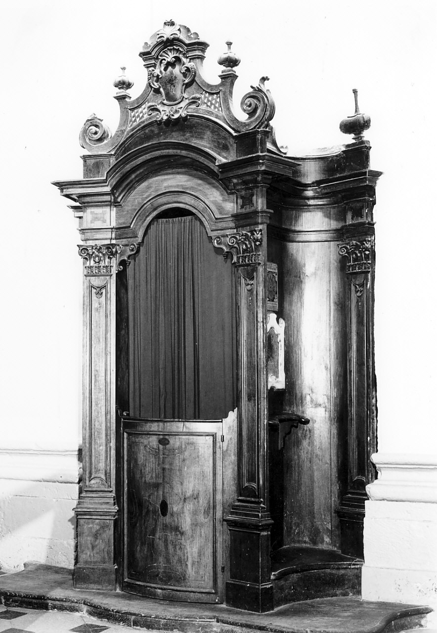 confessionale, serie - bottega calabrese (sec. XVIII)