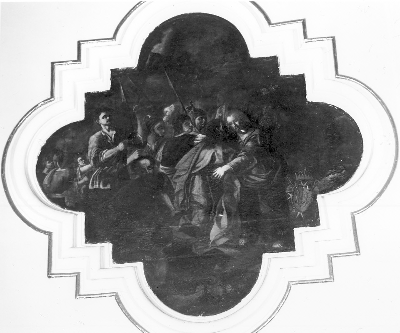 bacio di Giuda (dipinto, elemento d'insieme) di Giordano Francesco (sec. XVIII)