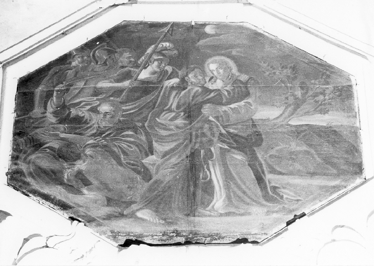 bacio di Giuda (dipinto, elemento d'insieme) di Santanna Cristoforo (sec. XVIII)