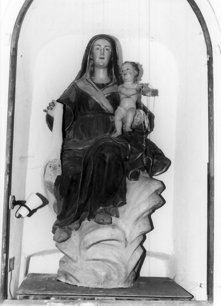 Madonna del Carmelo (statua, opera isolata) - bottega Italia meridionale (sec. XIX)