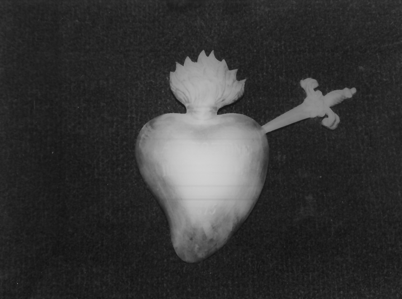 Sacro Cuore di Maria (ex voto, opera isolata) - bottega Italia meridionale (sec. XIX)