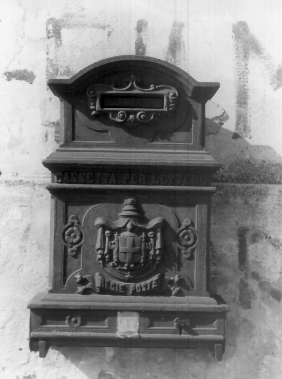 cassetta per lettere, opera isolata - bottega calabrese (sec. XIX)