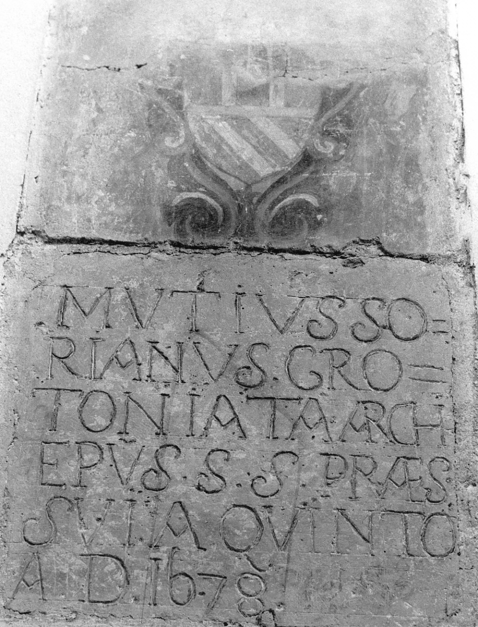 lapide, opera isolata - bottega calabrese (sec. XVII)