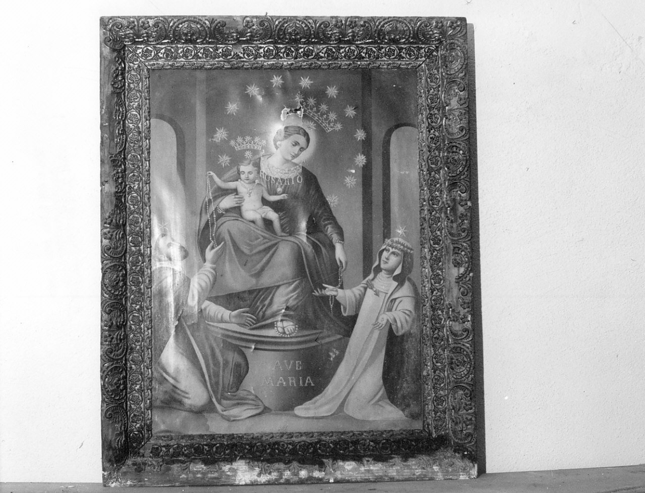 Madonna di Pompei (dipinto, opera isolata) - ambito calabrese (fine/inizio secc. XIX/ XX)