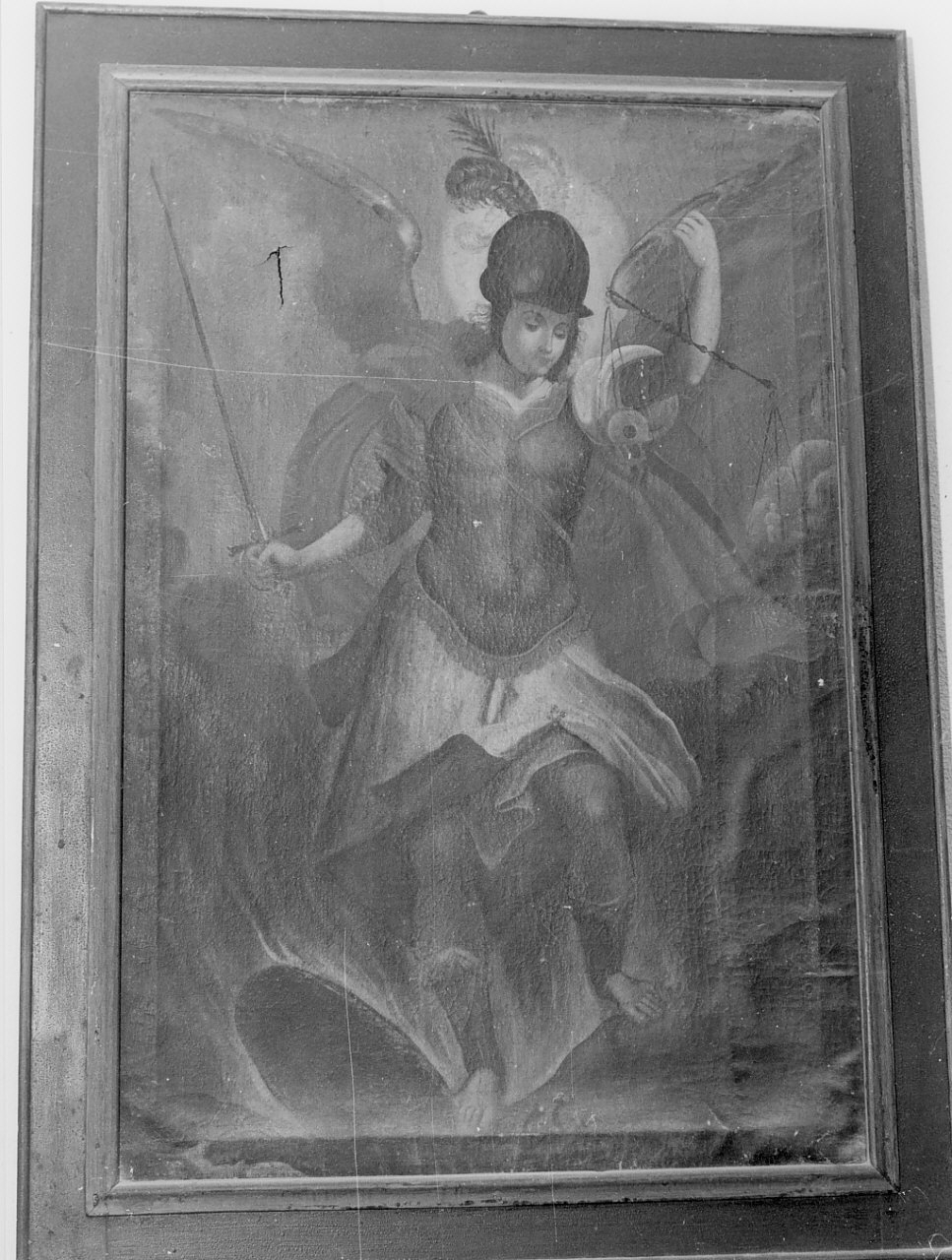 San Michele Arcangelo (dipinto, opera isolata) - ambito Italia meridionale (sec. XIX)