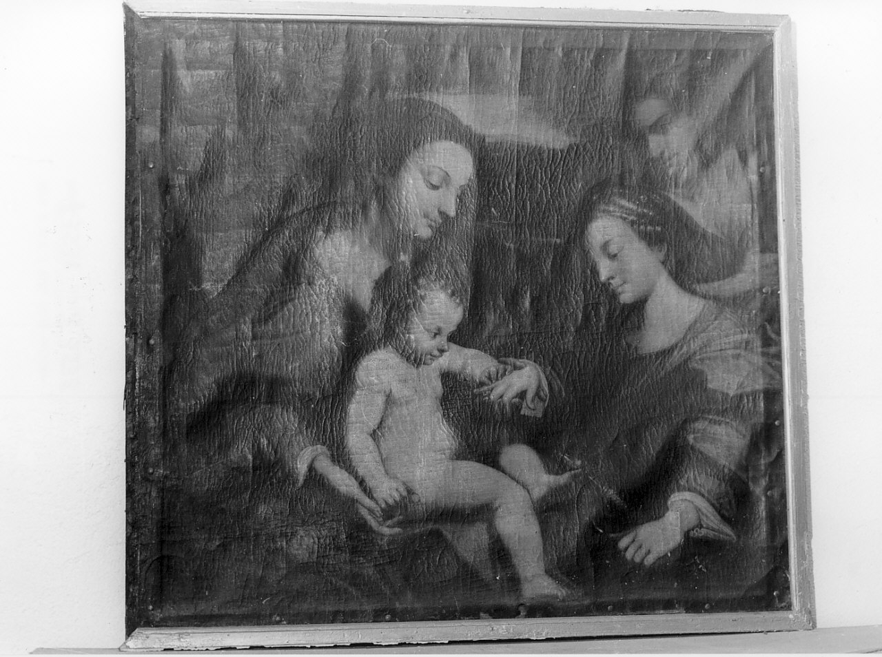 Madonna con Bambino (dipinto, opera isolata) - ambito toscano (fine/inizio secc. XVI/ XVII)