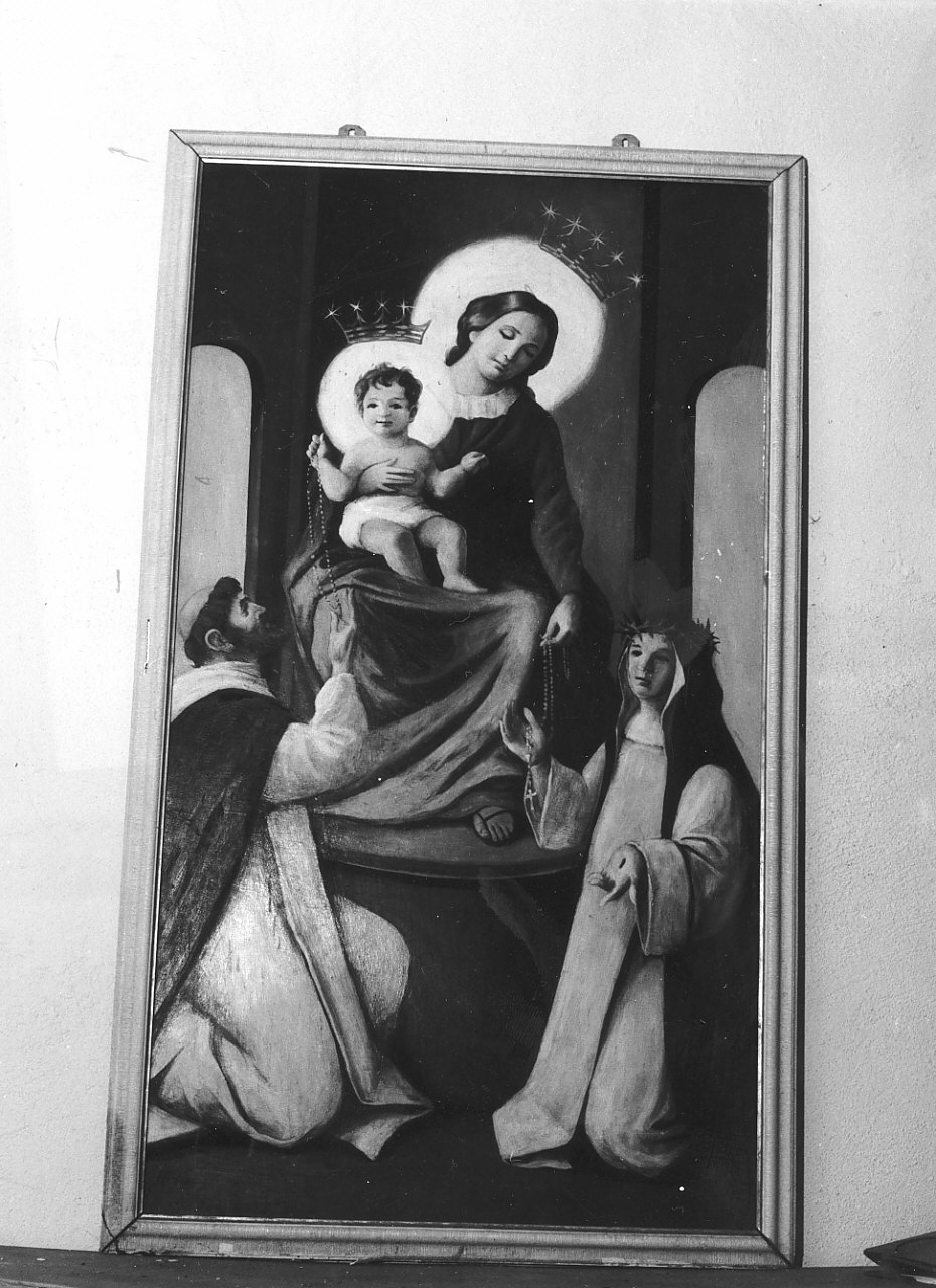 Madonna di Pompei (dipinto, opera isolata) - ambito calabrese (inizio sec. XX)