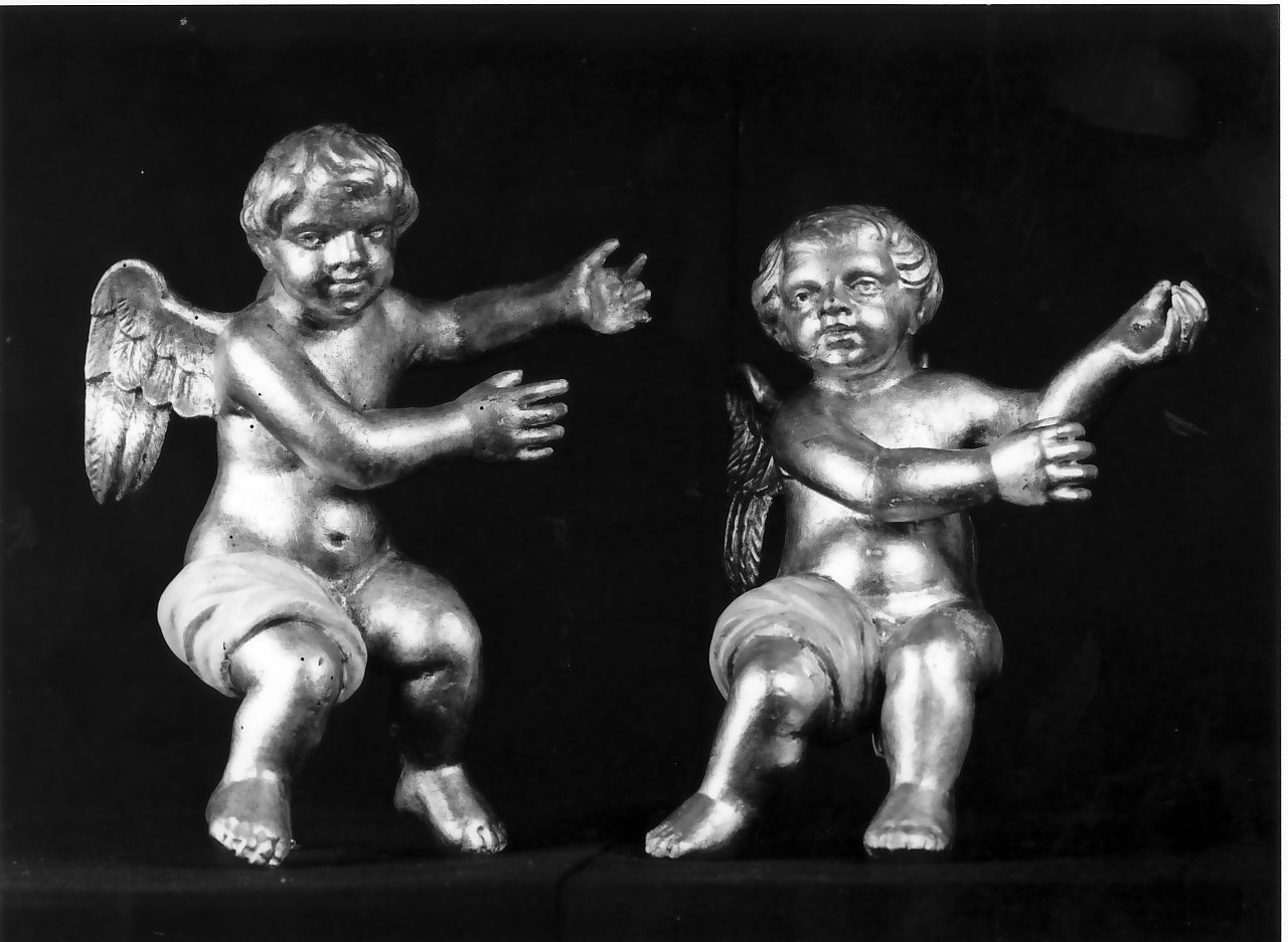 angioletti (statuetta, serie) - bottega Italia meridionale (fine sec. XVIII)