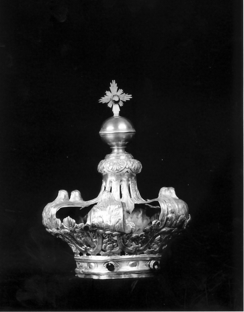 corona da statua di Romanelli Gennaro (attribuito) (secondo quarto sec. XIX)