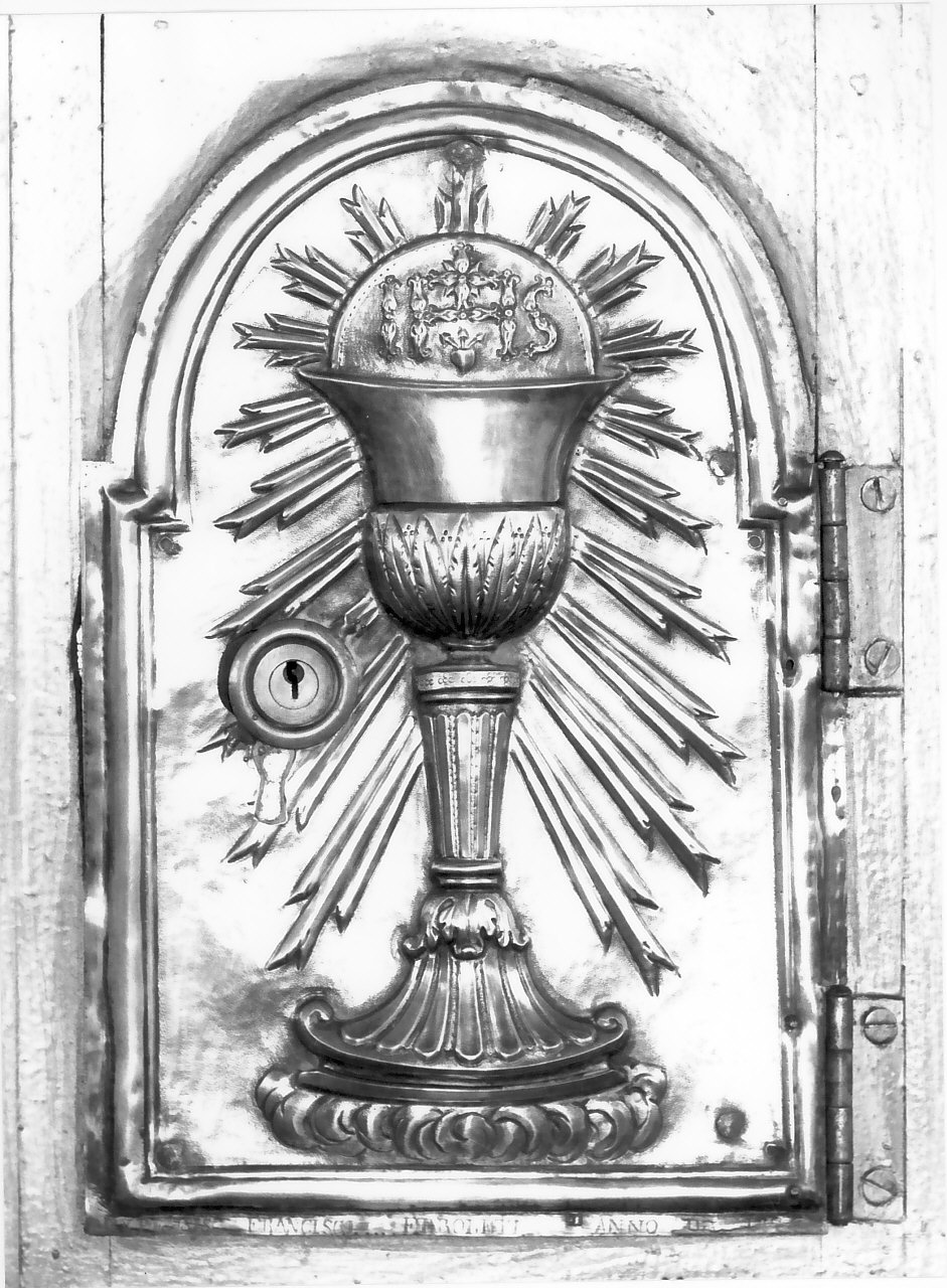 sportello di tabernacolo - bottega Italia meridionale (prima metà sec. XIX)