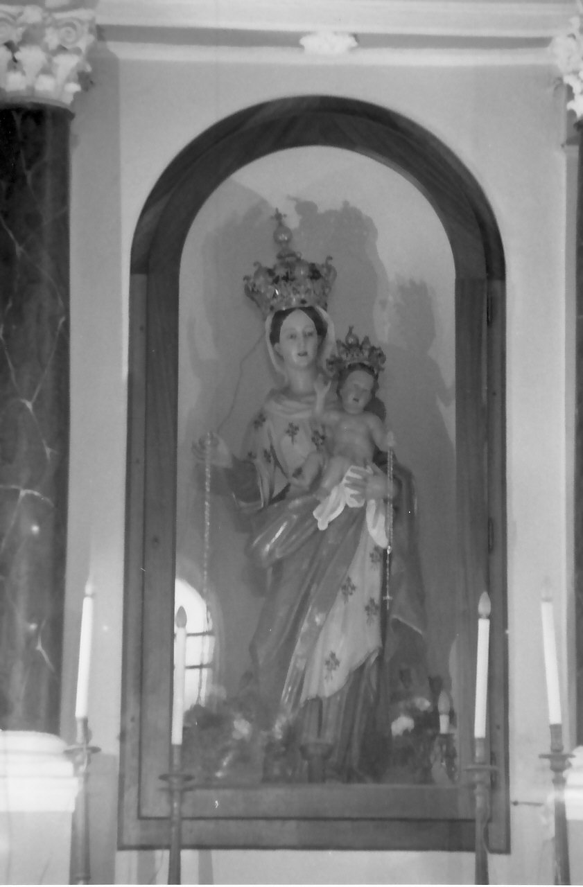Madonna del Rosario (statua, opera isolata) - bottega calabrese (secc. XVIII/ XIX)