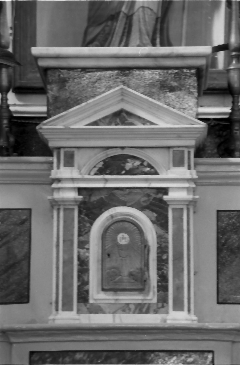 tabernacolo, opera isolata - bottega Italia meridionale (sec. XIX)