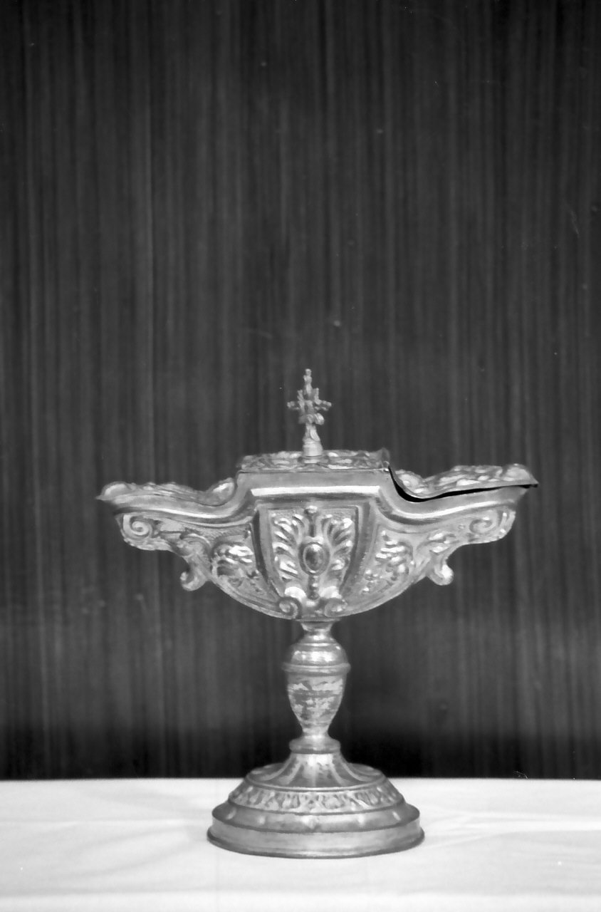 navicella portaincenso, opera isolata - bottega calabrese (sec. XIX)