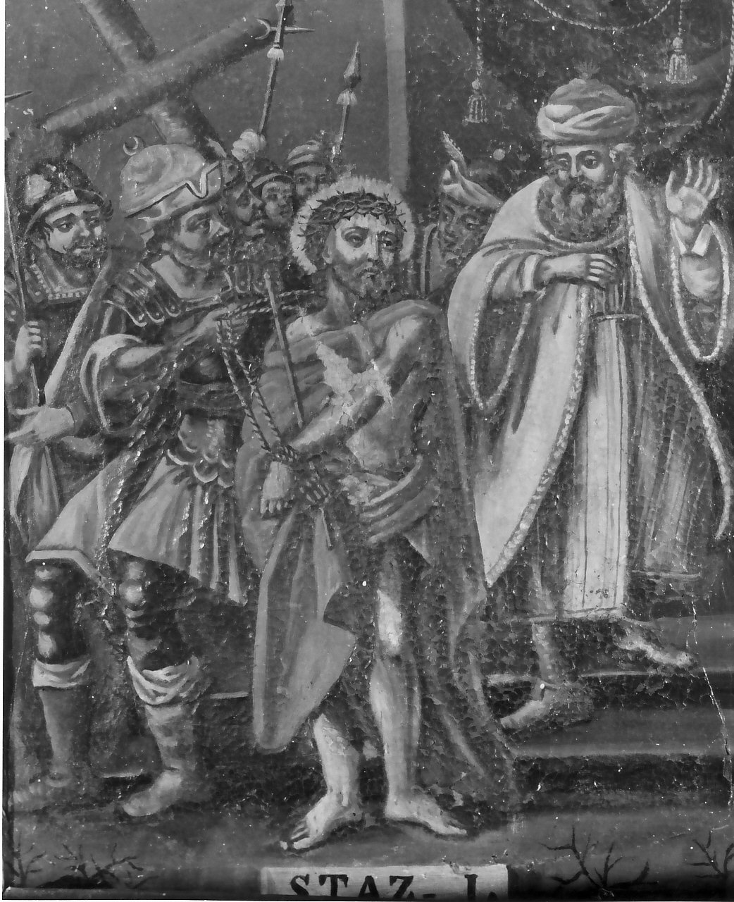 stazioni della via crucis (dipinto, ciclo) - ambito calabrese (sec. XX)