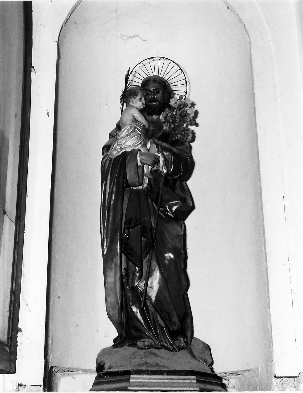 San Giuseppe e Gesù Bambino (statua, opera isolata) - bottega calabrese (sec. XIX)
