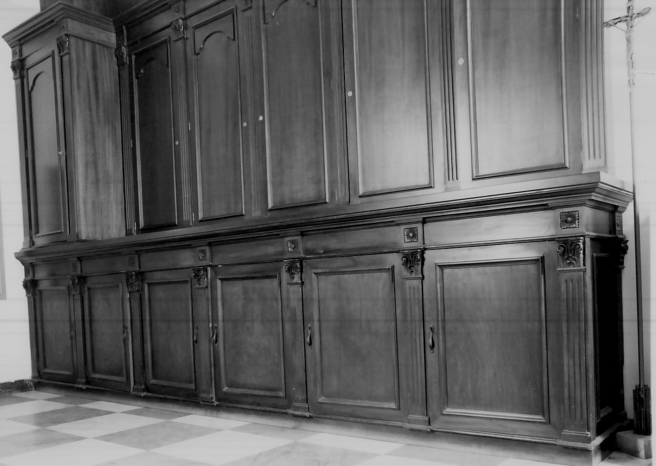 mobile da sacrestia - bottega calabrese (sec. XIX)