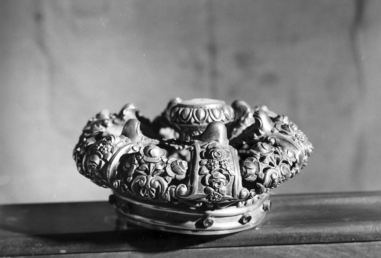 corona da statua, opera isolata - bottega napoletana (sec. XIX)