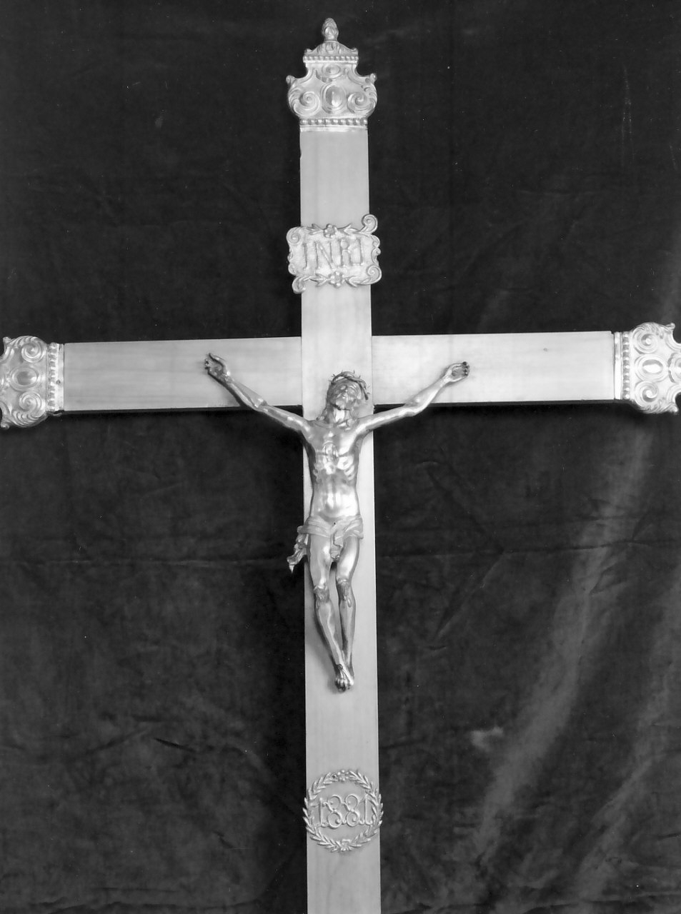 croce processionale - bottega Italia meridionale (sec. XIX)