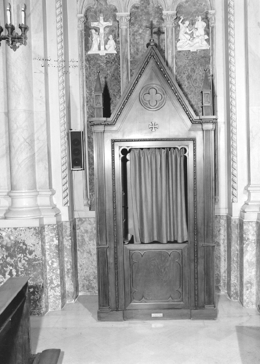 confessionale, opera isolata - bottega calabrese (sec. XX)